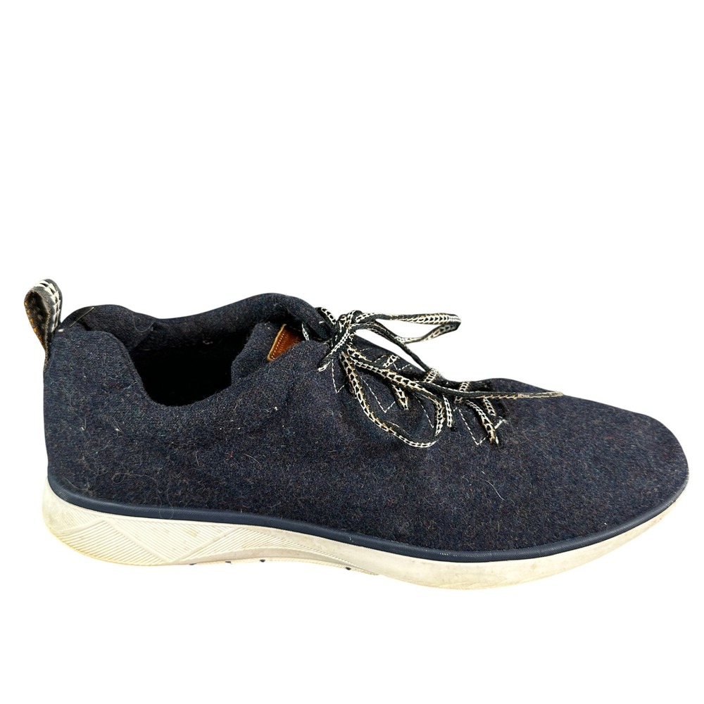 Pendleton Wool Sneakers Navy Blue Vibram Sole Low Top Walking Shoes Men 13